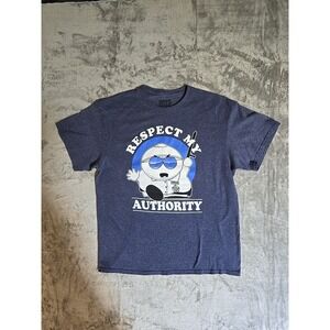 South Park Cartman‎ Respect My Authority T Shirt Men Large Graphic Tee